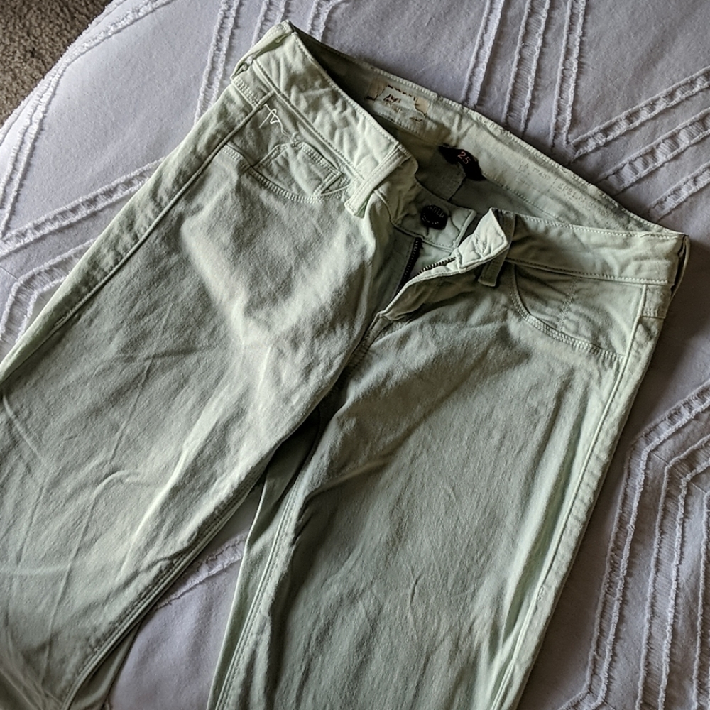 Mint Green Skinny Jeans